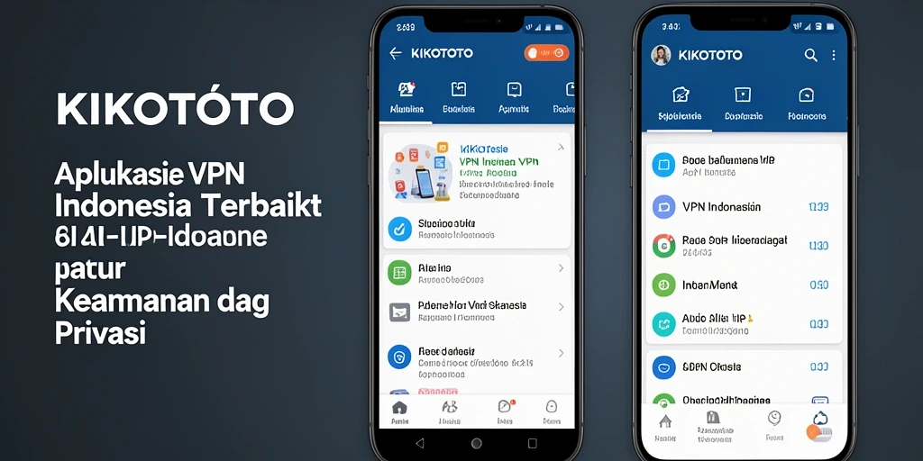 Tampilan antarmuka KIKOTOTO yang intuitif dan mudah digunakan.
