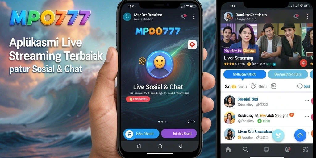 Tampilan antarmuka MPO777 yang menarik untuk Live Streaming.