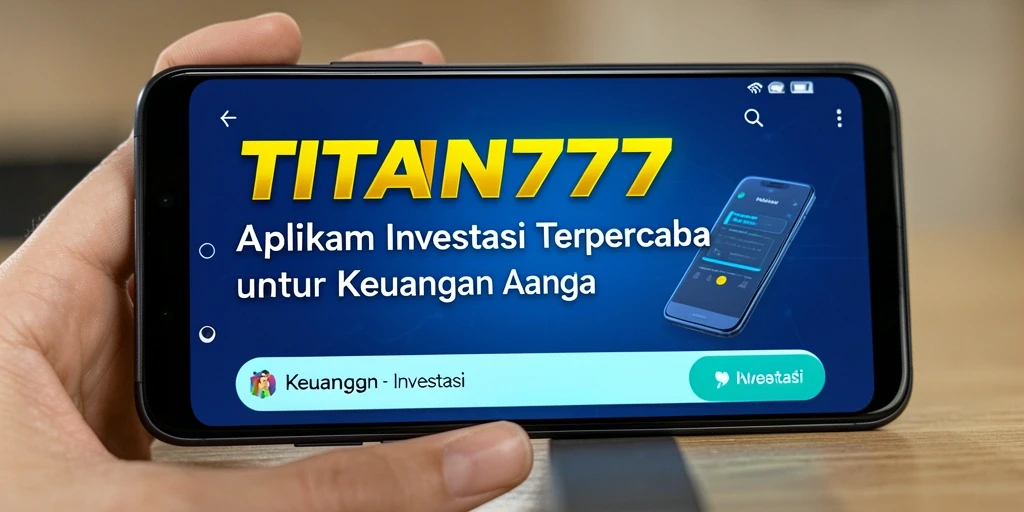 Tampilan antarmuka aplikasi TITAN777 yang intuitif dan mudah digunakan.