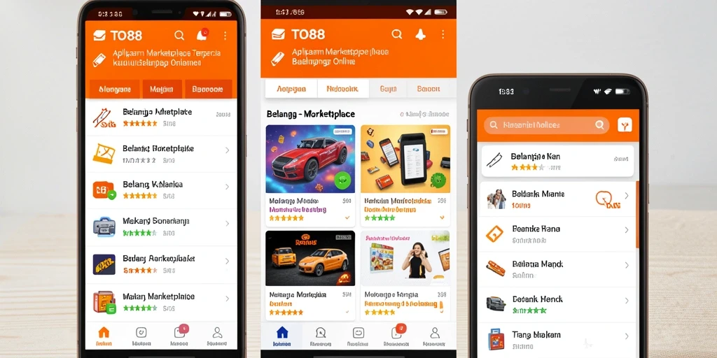 Tampilan antarmuka TO88 yang friendly dan fungsional untuk belanja online.
