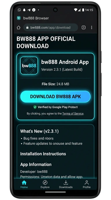 Unduh dan Instal bw888 APK untuk Android di Indonesia